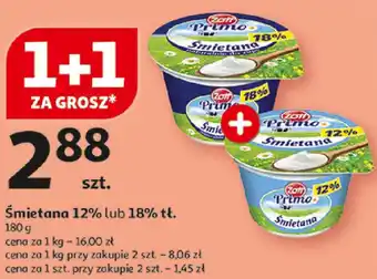 Auchan Śmietana 12% lub 18% tł. oferta