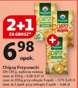Auchan Chipsy Przysnacki 125-135 g oferta