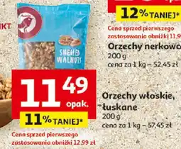 Auchan Orzechy włoskie, łuskane oferta