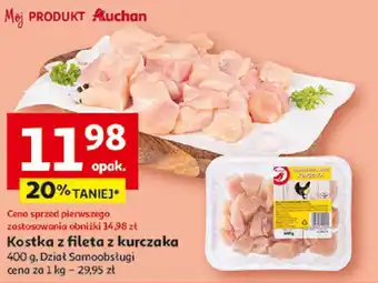 Auchan Kostka z fileta z kurczaka oferta