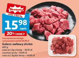Auchan Gulasz wołowy ekstra oferta