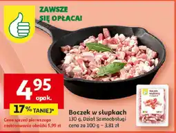 Auchan Boczek w słupkach oferta