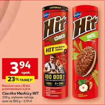 Auchan Ciastka Markizy HIT oferta