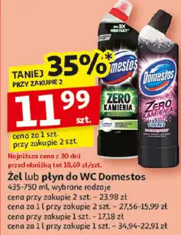 Auchan Żel lub płyn do WC Domestos oferta