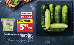 Biedronka Ogórki małosolne Swojska Chata oferta