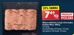 Biedronka Mięso mielone z nogi z kurczaka Kraina Mięs oferta