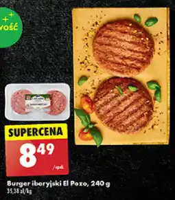 Biedronka Burger iberyjski El Pozo oferta