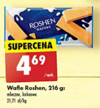 Biedronka Wafle Roshen oferta