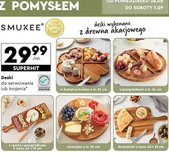 Biedronka Deska w kształcie kwiatu 32 cm Smukee oferta
