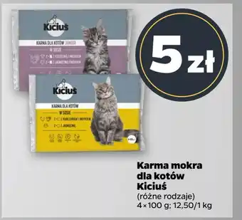 Netto Karma dla kota w sosie z cielęciną i indykiem + jagnięciną Kiciuś oferta