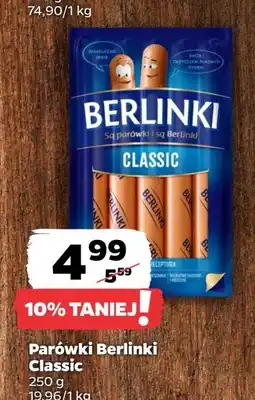 Netto Parówki classic Morliny Berlinki oferta