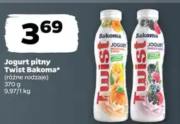 Netto Jogurt brzoskwinia mango Bakoma Twist oferta