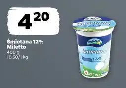 Netto Śmietana 12% Miletto oferta