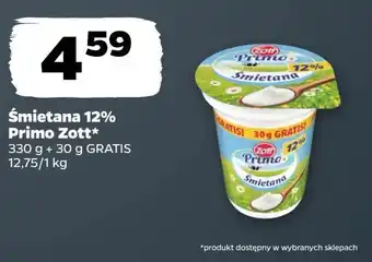 Netto Śmietana 12% Zott Primo oferta