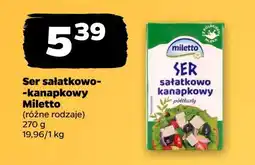 Netto Ser sałatkowo-kanapkowy półtłusty Miletto oferta