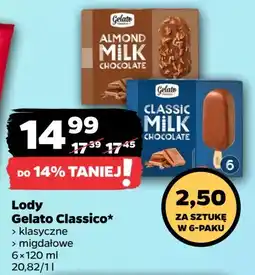 Netto Lody almond milk chocolate Gelato Classico oferta