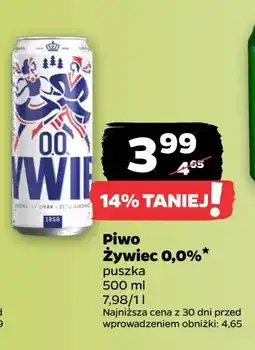 Netto Piwo Żywiec Bezalkoholowe oferta