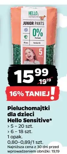 Netto Pieluchy xl Hello Sensitive oferta