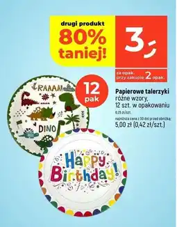 Dealz Talerze papierowe oferta