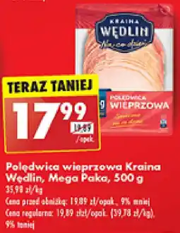 Biedronka Polędwica wieprzowa Kraina Wędlin, Mega Paka oferta