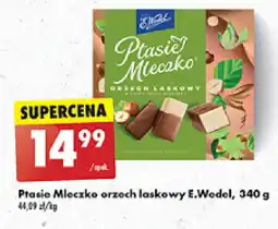 Biedronka Ptasie Mleczko orzech laskowy E.Wedel oferta