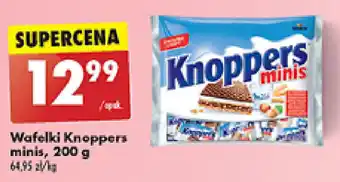 Biedronka Wafelki Knoppers minis oferta