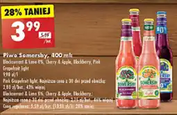 Biedronka Piwo Somersby oferta