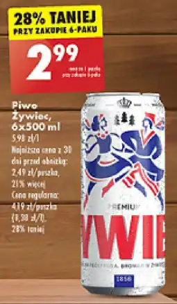 Biedronka Piwo Żywiec oferta