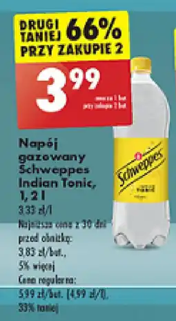Biedronka Napój gazowany Schweppes Indian Tonic oferta