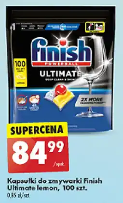 Biedronka Kapsułki do zmywarki Finish Ultimate lemon oferta