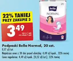 Biedronka Podpaski Bella NORMAL oferta