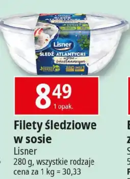 E.Leclerc Filety śledziowe w sosie Lisner oferta