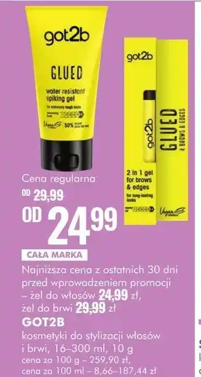 SuperPharm Kosmetyki do stylizacji włosów Got2b oferta