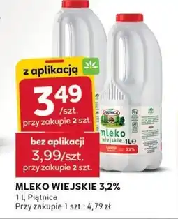 Stokrotka Optima Piątnica Mleko wiejskie świeże 3,2% 1 l oferta