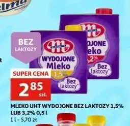 Auchan Mleko bez laktozy 3.2% Mlekovita Wydojone oferta