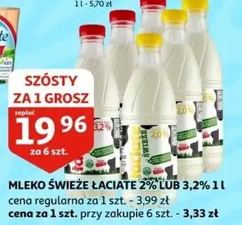 Auchan Mleko 2% Łaciate oferta