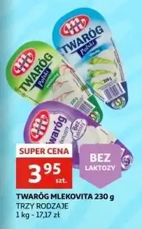 Auchan Twaróg połtłusty Mlekovita oferta