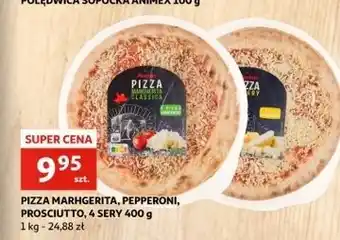 Auchan Pizza z szynką prosciutto Auchan oferta
