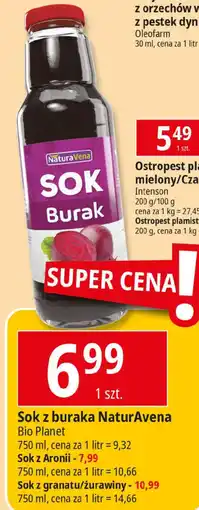 E.Leclerc Sok z buraka NaturAvena oferta