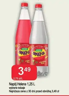 Społem Oranżada Hellena Oranżada Czerwona 1,25 l oferta