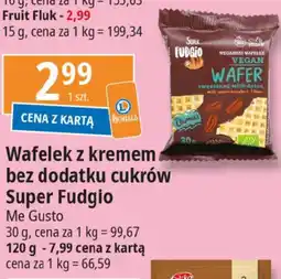 E.Leclerc Wafelek z kremem bez dodatku cukrów Super Fudgio oferta
