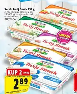 Prim Market Piątnica Twój Smak Serek śmietankowy naturalny 135 g oferta