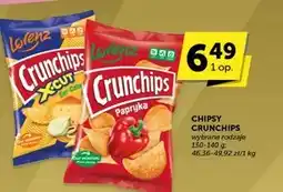 ABC Crunchips Chipsy ziemniaczane o smaku pieczone żeberka 140 g oferta