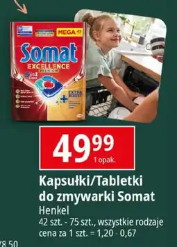 E.Leclerc Kapsułki / Tabletki do zmywarki Somat oferta