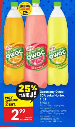 Twój Market Gazowany Owoc Hortex oferta