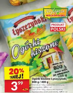 Twój Market Ogórki kiszone Lysaczyński oferta