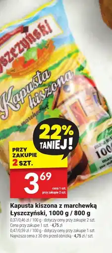 Twój Market Kapusta kiszona z marchewką tysięczyński oferta