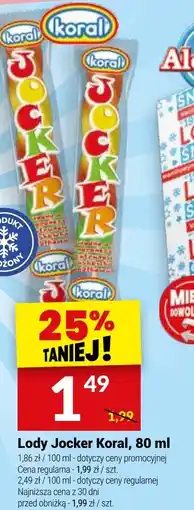 Twój Market Lody Jocker Koral oferta