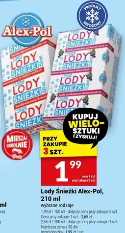 Twój Market Lody Snieżki Alex-Pol oferta