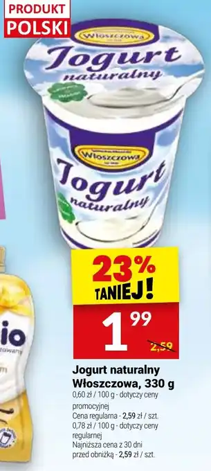 Twój Market Jogurt naturalny Włoszczowa oferta